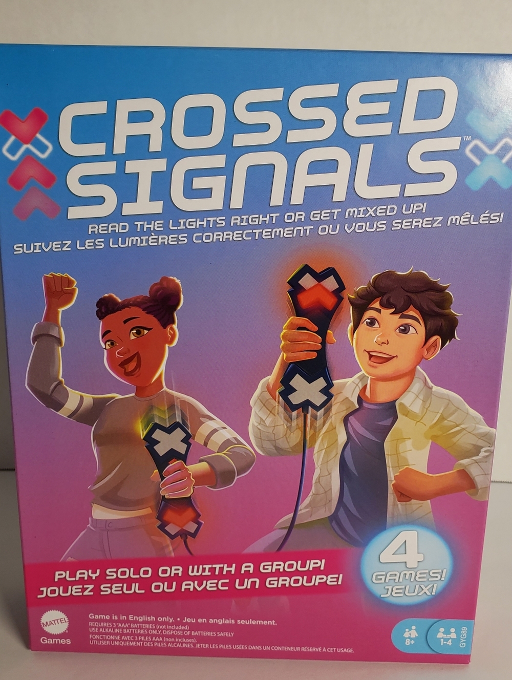 Mattel Crossed Signals Electronic Light Game 1-4 Players NEW Sealed